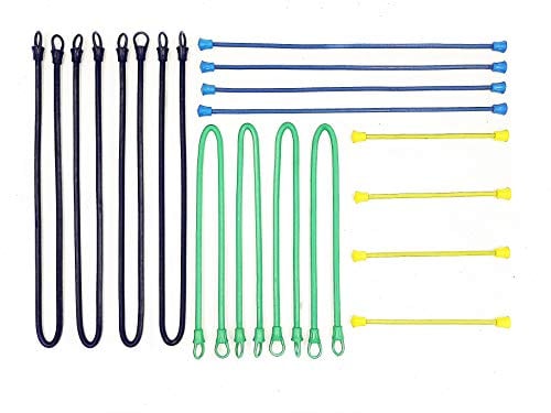 Book Cover TIPU Gear Rubber Ties, 16 Pack: 24