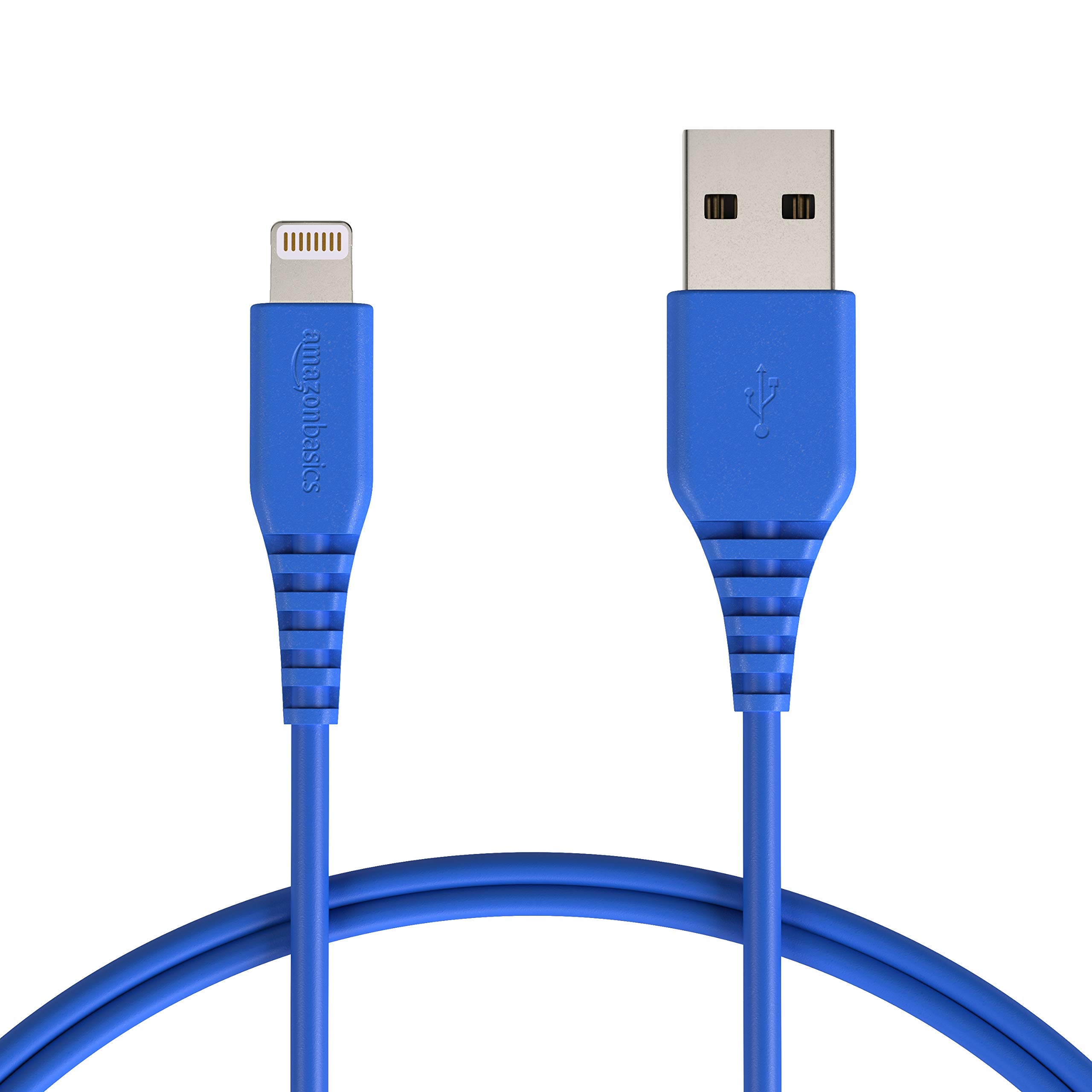 Book Cover Amazon Basics MFi-Certified Lightning to USB A Cable for Apple iPhone and iPad - 3 Feet (0.9 Meters) - Blue