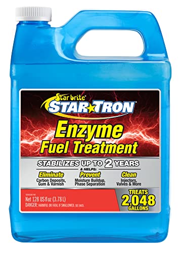 Book Cover Star Tron Enzyme Fuel Treatment Concentrate - Rejuvenate & Stabilize Old Gasoline, Cure Ethanol Problems, Improve MPG, Reduce Emissions, Increase Horsepower