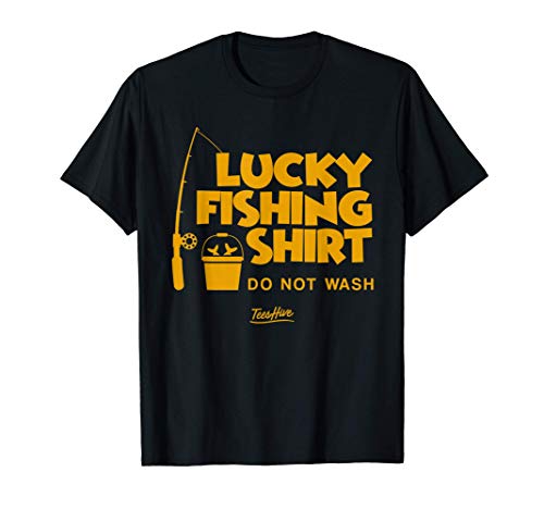 Book Cover Lucky Fishing Shirt Do Not Wash Vintage Fishing Lover T-Shirt