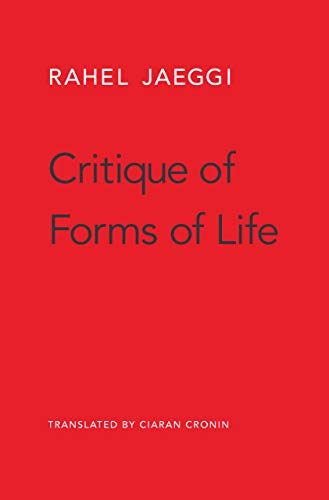 Book Cover Critique of Forms of Life
