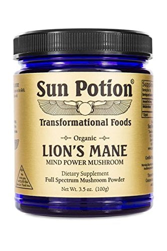 Book Cover Sun Potion Lion’s Mane (Organic) - Mind Power Mushroom (100g)
