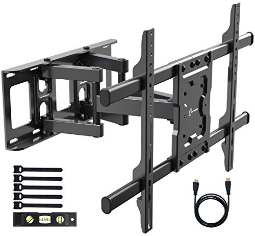 Book Cover EVERVIEW TV Wall Mount Bracket fits to most 37-70 inch LED,LCD,OLED Flat Panel TVs, Tilt Full motion Swivel Dual Articulating Arms, bring perfect viewing angle, Max VESA 600X400, 132lbs Loading