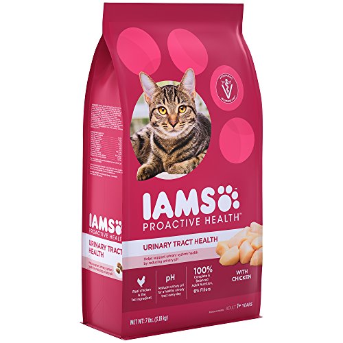 Book Cover Iams Proactive Health Adult Urinary Tract Health Dry Cat Food With Chicken, 7 Lb. Bag