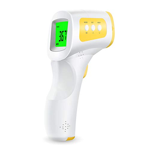 Book Cover CocoBear Forehead Fever Thermometer for Baby and Adult Infrared Medical Thermometer Non-Contact Thermometer