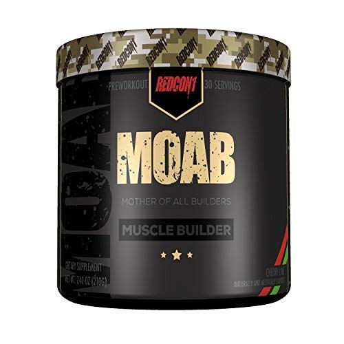 Book Cover MOAB  Mother Of All Builders , Muscle Builder - Cherry Lime