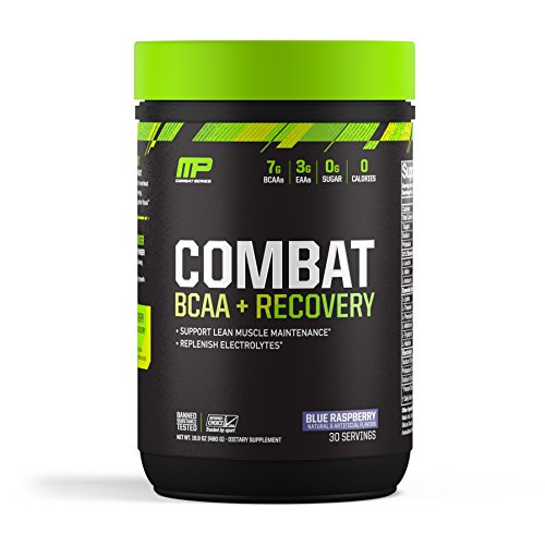 Book Cover MusclePharm Combat BCAA + Recovery, BCAA 10 Grams, Electrolytes, Post-Workout Recovery, BCAA Post-Workout Powder, Enhanced Recovery, Pre-Workout Formula, Blue Raspberry, 1.99-Pounds, 30 Servings