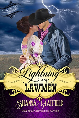 Book Cover Lightning and Lawmen (Baker City Brides Book 5)