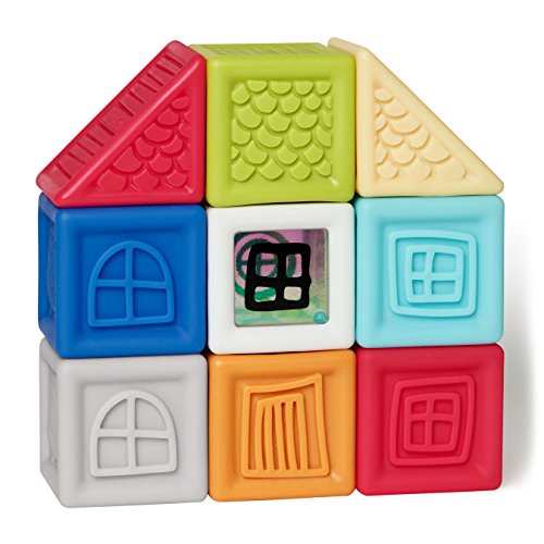 Book Cover Skip Hop Vibrant Village Squeeze & Squeak Blocks (Discontinued by Manufacturer)