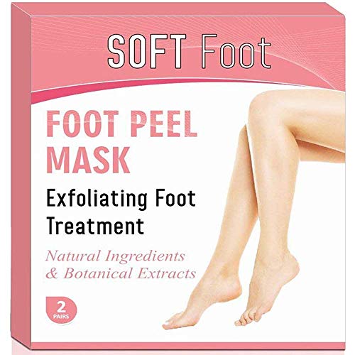Book Cover Exfoliating Foot Peel Mask for Baby Soft Feet | 2 Pairs Natural Lavender Scented Booties Make Great Addition to a Pedicure Kit | This Foot Care Repair Treatment is a Gentle Dead Skin & Callus Remover.
