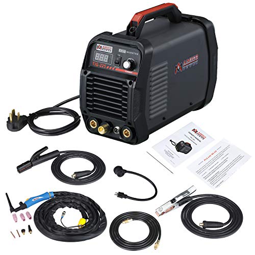 Book Cover Amico TIG-225HF, 225 Amp TIG/Arc/Stick DC Welder, High Frequency & High Voltage 100% Start, 80% Duty Cycle Welding