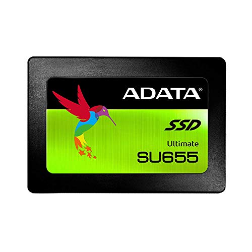 Book Cover ADATA SU655 120GB 3D NAND 2.5 inch SATA III High Speed Read up to 520MB/s Internal SSD (ASU655SS-120GT-C)