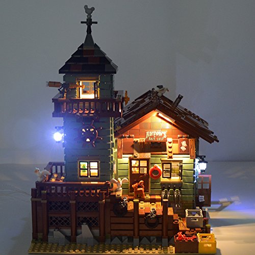Book Cover LIGHTAILING Light Set for (Old Fishing Store) Building Blocks Model - Led Light kit Compatible with Lego 21310(NOT Included The Model)