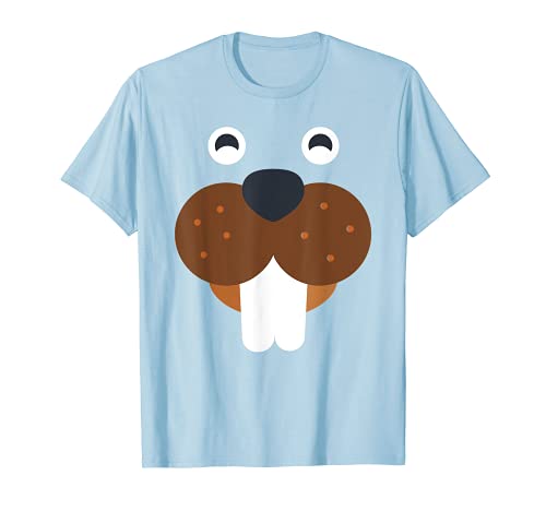 Book Cover Cute Beaver Animal Costume, Funny Halloween T-Shirt T-Shirt