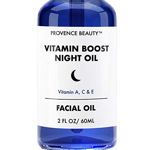 Book Cover Vitamin Boost Night Facial Serum - Vitamin A, C and E for Anti-Aging, Wrinkle & Fine Line Reduction, Brightening, Damage Repairing Solution - 2 Fl Oz
