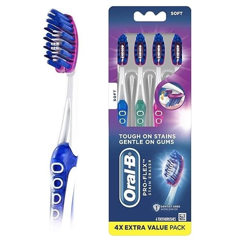 Book Cover Oral-B 3D White Luxe Pro-Flex Manual Soft Toothbrush