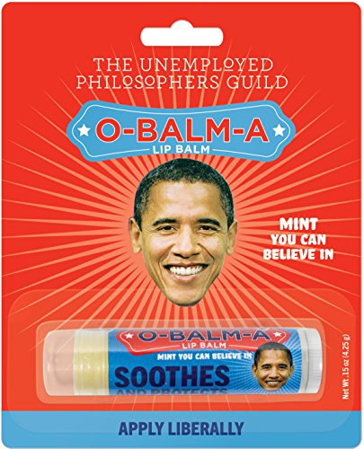 Book Cover Barack Obama's O - Balma Lip Balm Tube - Made in The USA