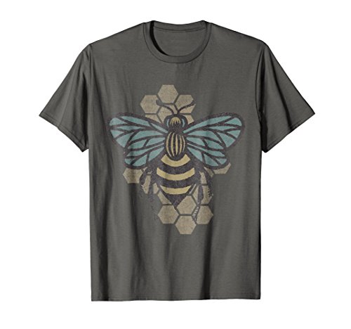 Book Cover Retro Beekeeper T-Shirt - Vintage Save the Bees Bumblebee