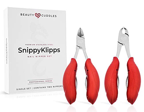 Book Cover SnippyKlipps Nail Clipper Kit! Manicure Pedicure Set with Ingrown Toenail Tool and Thick Nails Clipper - Strong and Sharp Fingernail and Toe Nail Clippers - Professional Nail Cutter For Men and Women