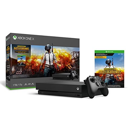 Book Cover Xbox One X 1TB Console - PLAYERUNKNOWN’S BATTLEGROUNDS Bundle [Digital Code] (Discontinued)