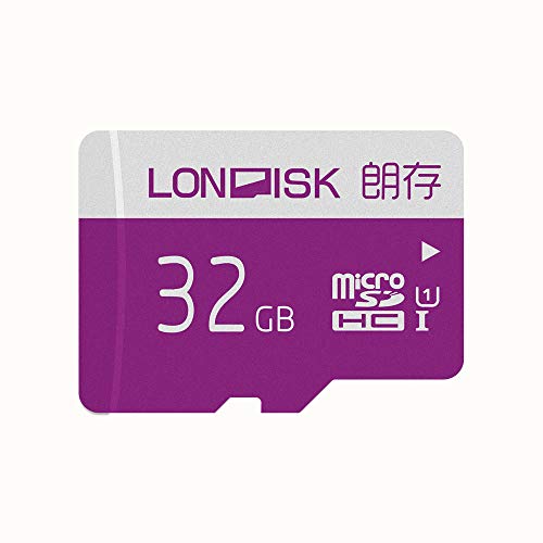 Book Cover LONDISK 32GB Micro SD Card Class 10 Memory Card UHS-I with Free Adapter for Games/Mobile Phones/Cameras (U1 32GB)