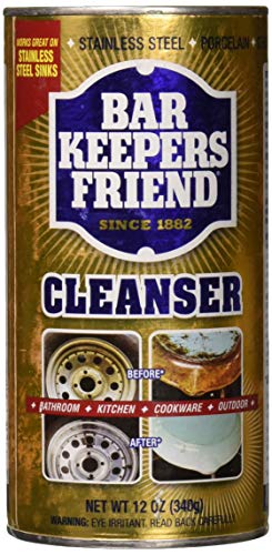 Book Cover Bar Keepers Friend Cleanser and Polish, 12-Ounces (2-Pack)