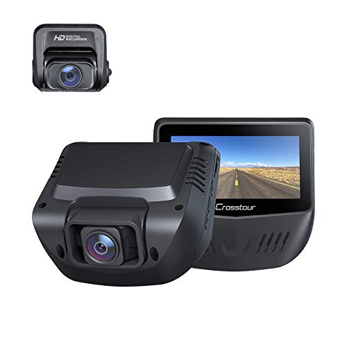 Book Cover Dual Dash Cam, Front and Rear 1080P Dash Camera for Cars, Optional GPS, 170Â° Wide Angle, Support 128GB Recorder with 3 Inch IPS Screen, Driving Recorder with Supercapacitor, G-Sensor, Loop Recording