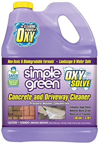 Book Cover SIMPLE GREEN Oxy Solve Concrete and Driveway Pressure Washer Concentrate 1 Gal.