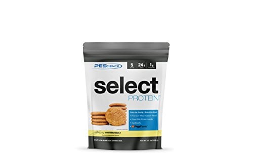 Book Cover PEScience Select Protein Powder, Snickerdoodle, 5 Serving, Whey and Casein Blend