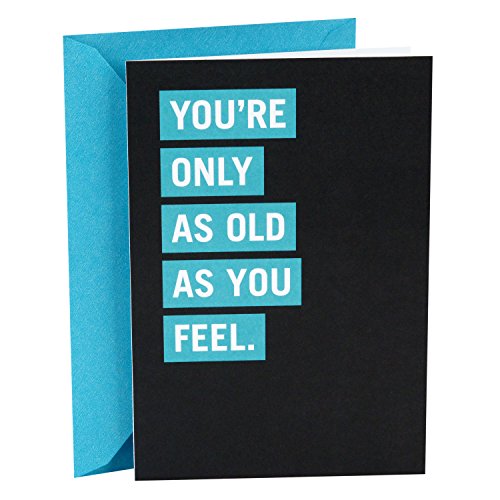 Book Cover Hallmark Shoebox Funny Birthday Card (Old as You Feel)