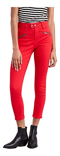 Book Cover Levi's Women's 721 Moto Skinny Ankle Jeans