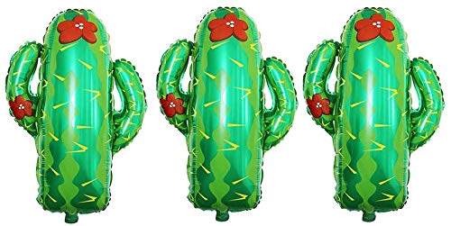 Book Cover 3 PACK of Large Cactus Balloons 29