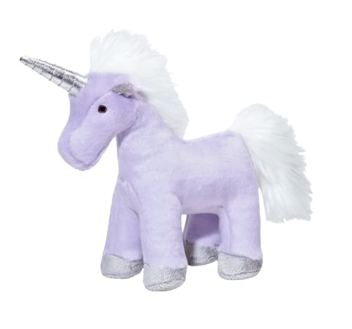 Book Cover Fluff and Tuff Violet Unicorn Plush Dog Toy, All Breed Sizes