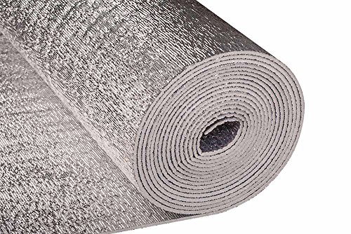 Book Cover Reflective Thermal Foil Foam Insulation- (4 X 50 Ft Roll) Commercial Grade, Radiant Barrier, Garage Door Insulation Kit, Weatherproofing Roofs, Attics, Windows, RV's, Soundproofing, Noise Insulation