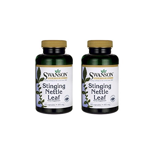 Book Cover Swanson Stinging Nettle Leaf 400 mg 120 Caps 2 Pack