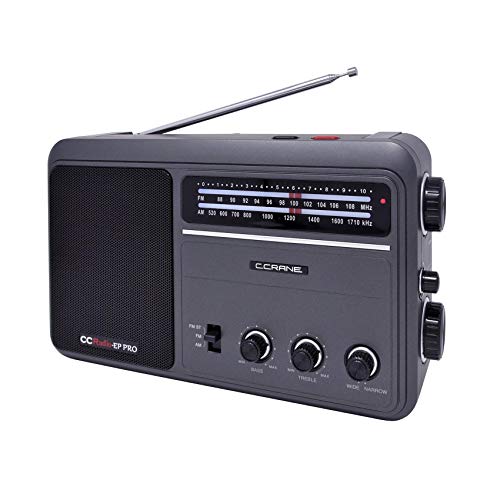 Book Cover LQLY C. Crane CCRadio - EP PRO AM FM Battery Operated Portable Analog Radio with DSP
