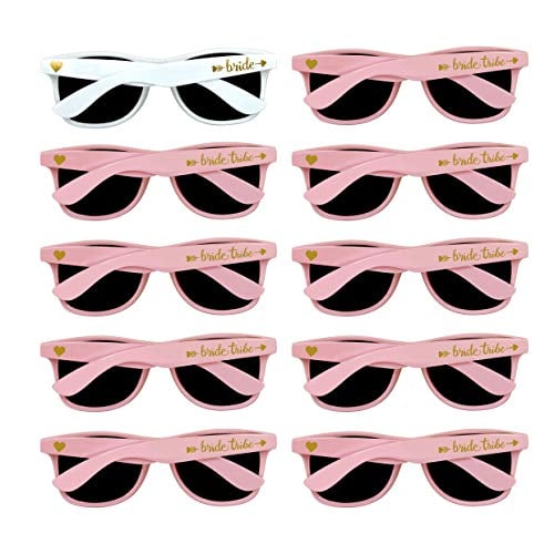 Book Cover Bridal Shower Favors Bachelorette Party Supplies 10pcs Pink Weddings Sunglasses