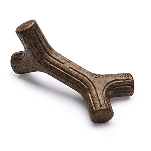 Book Cover Benebone Maplestick Durable Dog Chew Toy for Aggressive Chewers, Real Maplewood, Made in USA, Small