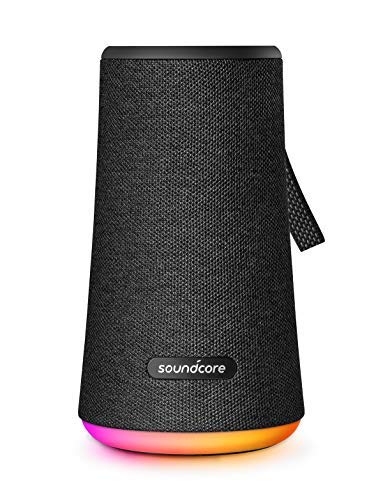 Book Cover Soundcore Flare+ Portable 360° Bluetooth Speaker by Anker, Huge 360° Sound, IPX7 Waterproof, Bigger Bass, Ambient LED Light, 20-Hour Playtime, 4 Drivers with 2 Passive Radiators, Speaker for Parties