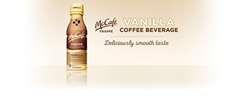 Book Cover McCafe Frappe Coffee Beverage, Vanilla, 13.7 Fluid Ounce (Pack of 12)