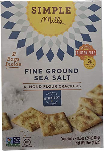 Book Cover Simple Mills Almond Flour Crackers, 17 oz