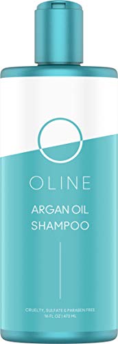 Book Cover Oline Naturals Argan Oil Shampoo Sulfate free, (16 oz / 473 ml) Dry Shampoo Moroccan Argan Oil Shampoo for Men and Women & Color Treated Hair & Hair Strengthener