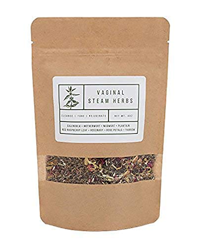Book Cover Yoni Steaming Herbs (5 Steams) | Cleanse, Tone, Rejuvenate | Formulated by Certified Practitioner | 100% Organic Vaginal Steam, V-Steam, Yoni Steam Herbs | V Steam Kit | Sold by Wildflower Wellness