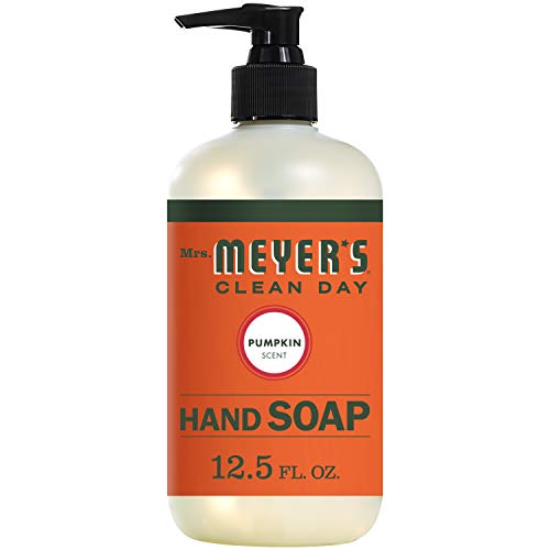 Book Cover Mrs. Meyer's Liquid Hand Soap, Cruelty Free and Biodegradable Formula, Pumpkin Scent, 12.5 oz