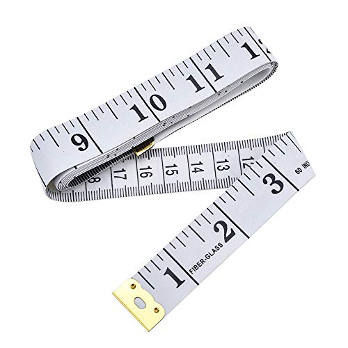 Book Cover HOBOYER Soft Tape Measure,60 Inch 1.5M 150cm Tape Measure for Sewing Tailor Cloth Ruler Body Measurement Tape from