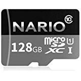 Book Cover NARIO 128GB Micro SD SDXC Card High Speed Memory Card With SD Card Adapter
