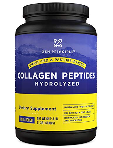 Book Cover EXTRA LARGE Grass-Fed Collagen Peptides 3 lb. Custom Anti-Aging Hydrolyzed Protein Powder for Healthy Hair, Skin, Joints & Nails. Paleo and Keto Friendly, GMO and Gluten Free, Pasture-Raised Bovine.