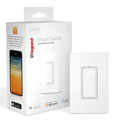 Book Cover Legrand, Smart Light Switch, Apple Homekit, Quick Setup on iOS (iPhone or iPad), No Hub Required, HKRL10