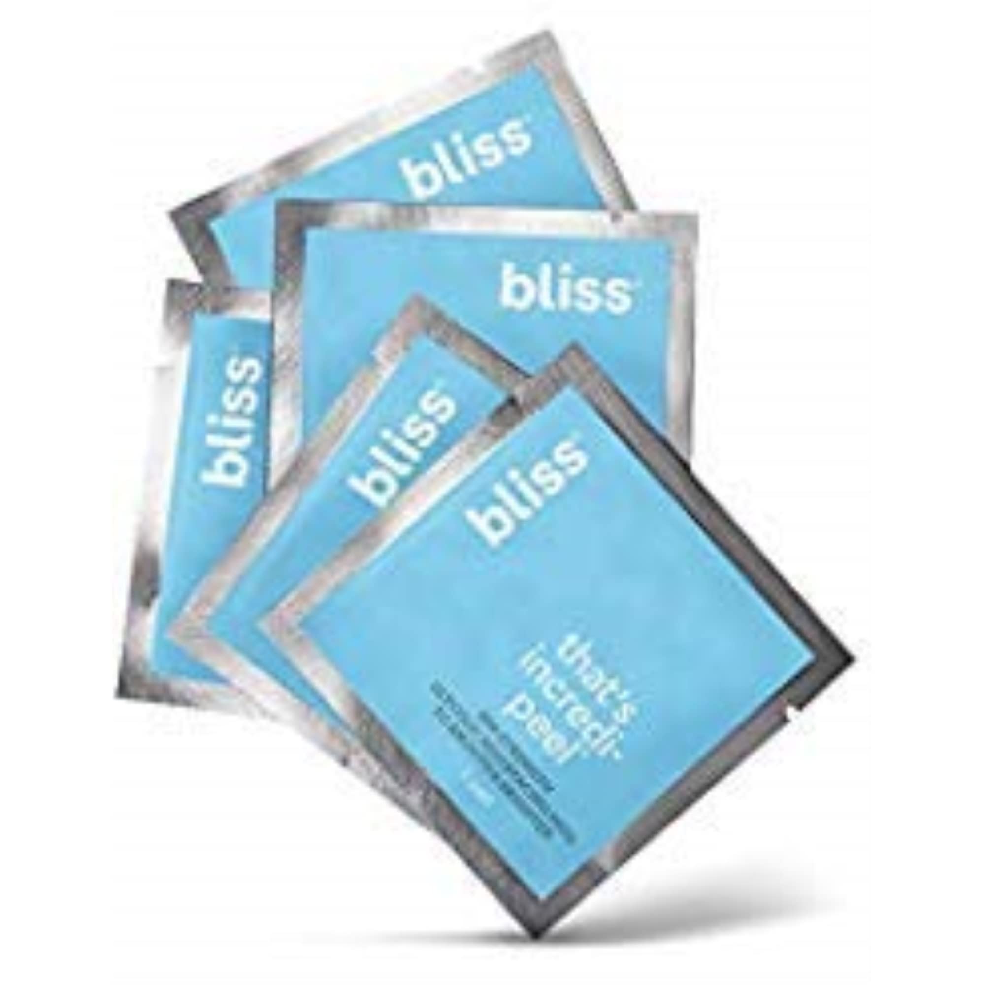 Book Cover Bliss 10% Glycolic Acid Peel Pads for Face | Exfoliates & Brightens | Clean | Paraben Free | Cruelty-Free | Vegan | 5 ct.