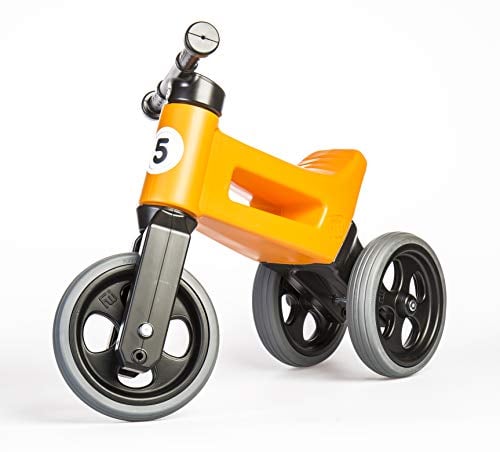 Book Cover PlayMonster, Free Wheelin' Rider Convertible Balance Bike, Bright Orange
